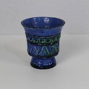 Vintage Blue Napco Ware Mid Century Planter Stamped on Bottom